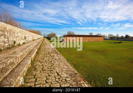 France, Charente-Maritime (17), Saintonge, Hiers-Brouage, citadelle de Brouage, labellisé les plus Beaux villages de France, Grand site National, les Banque D'Images