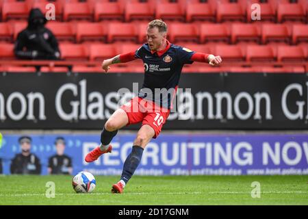 Aiden O'Brien (10) du Sunderland FC sur le ballon Banque D'Images