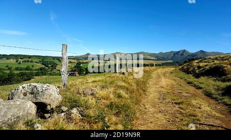 Massif de Sancy en Auvergne Parc naturel régional des volcans, département du Puy de Dome, Auvergne Rhône Alpes, France Banque D'Images