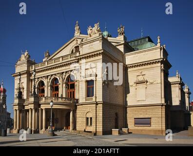 Josef Kajetan Tyl Theatre à Plzen. République tchèque Banque D'Images