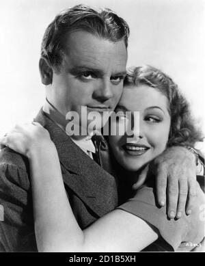 JAMES CAGNEY et ANN SHERIDAN Publicité Portrait pour LES ANGES AVEC DES VISAGES SALES 1938 réalisateur MICHAEL CURTIZ Warner Bros. Banque D'Images