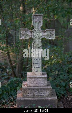 cimetière du parc abbney dans le cimetière du nord de londres, tombe Banque D'Images