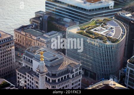 La City of London Panorama , Royaume-Uni Banque D'Images