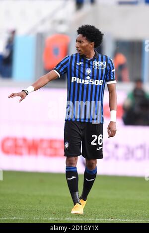 Johan Mojica (Atalanta) pendant le match italien Serie A' entre Atalanta 5-2 Cagliari au stade Gewiss le 04 octobre 2020 à Bergame, Italie. Photo de Maurizio Borsari/AFLO Banque D'Images