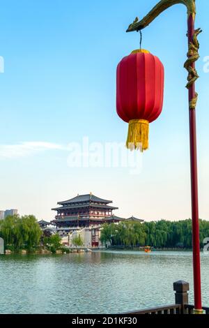 xi 'an datang fudong parc pittoresque paysage, c'est un endroit touristique célèbre pittoresque. Xi'an, Chine. Banque D'Images