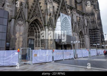 3 février 2020, entrée à la Tresury à la cathédrale de Cologne, Cologne Allemagne. Banque D'Images