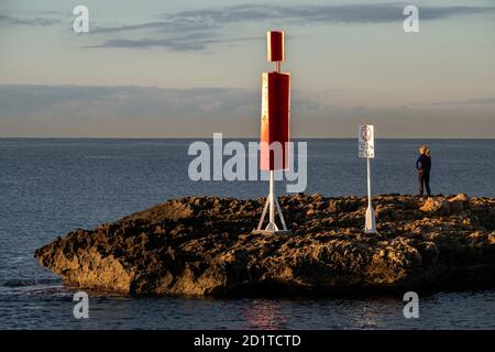 Cala Estancia, Palma, Majorque, Iles Baléares, Espagne Banque D'Images