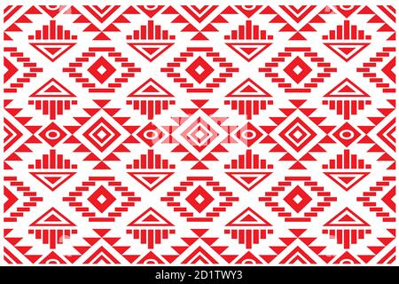 motif géométrique, ethnique ou tribal de l'ukraine ou du nord-est. il s'agit également d'un motif aztèque ou aztèque. ou d'un motif sans couture. Illustration de Vecteur