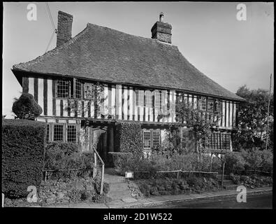 L'extérieur de Priest's House, Small Hythe Road, Small Hythe, Tenterden, Ashford, Kent, Royaume-Uni. Banque D'Images