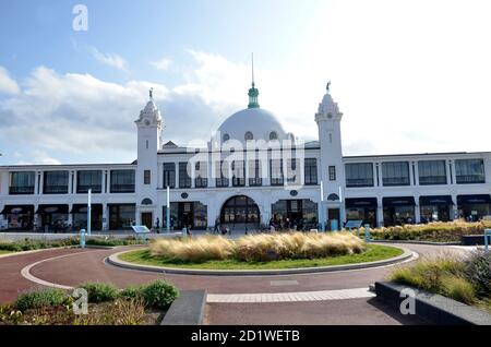 Le complexe de loisirs Spanish City de Whitley Bay, a rouvert et réaménagé après des années de dérversion en 2018 Banque D'Images