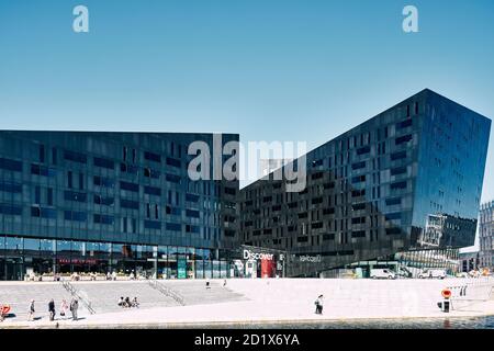 Mann Island Development à Waterfront, Liverpool, Angleterre. Terminé en 2011. Banque D'Images