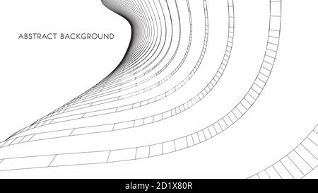 Vecteur 3D abstrait design futuriste pour la présentation d'entreprise. Arrière-plan architectural pour la bannière, le livret, l'affiche. Intelligence artificielle Illustration de Vecteur