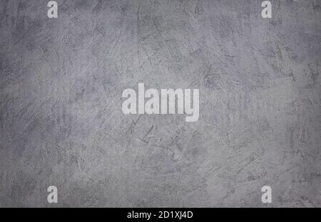 Vieux mur texture ciment noir foncé fond gris. Mur en pierre Banque D'Images