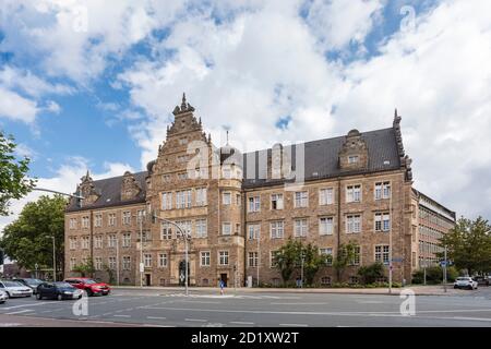 Le tribunal de quartier d'Oberhausen, construit dans le style néo-renaissance de 1904-1907 Banque D'Images