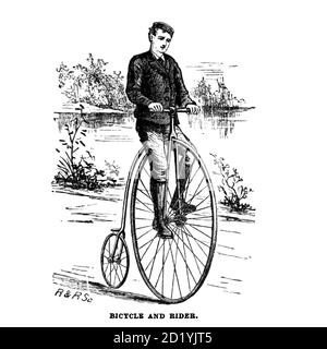 Le cycliste américain: Un manuel pour l'observateur, l'apprenant, et l'expert par Pratt, Charles E. (Charles Eadward), 1845-1898. Date de publication 1879. Éditeur Boston, Houghton, Osgood et compagnie Banque D'Images