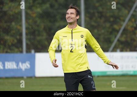 Odense, Danemark. 06e octobre 2020. Oliver Lund (2) d'Odense Boldklub vu au cours d'une séance d'entraînement à Odense Boldklub terrain d'entraînement Aadalen à Odense. (Crédit photo : Gonzales photo/Alamy Live News Banque D'Images