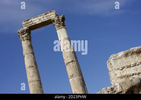 Temple d'Hercule, Amman, Jordanie Banque D'Images