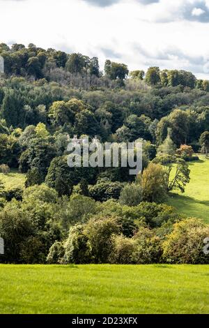 L'abbaye de Prinknash, aujourd'hui située à St Peters Grange, cachée dans la forêt de Kites Hill, sur la scarpe Cotswold près de Upton St Leonards, Gloucestershire Banque D'Images