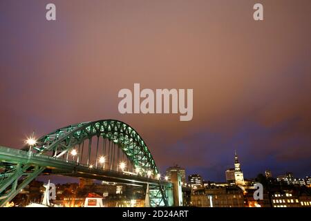 Newcastle Skyline, Royaume-Uni Banque D'Images