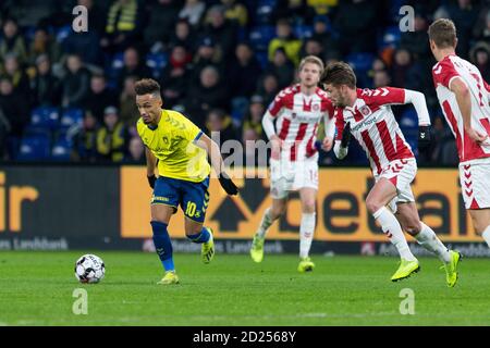 Brondby, Danemark. 10 mars 2019. Hany Mukhtar (10) de Broendby SI vu pendant le match 3F Superliga entre Broendby IF et AAB au stade Brondby. (Crédit photo: Gonzales photo - Thomas Rasmussen). Banque D'Images