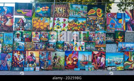 La peinture haïtienne Banque D'Images