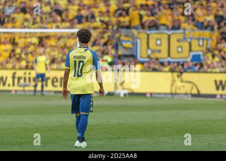 Brondby, Danemark. 21 mai 2018. Hany Mukhtar (10) de Broendby SI vu pendant le match 3F Superliga entre Broendby IF et AAB au stade Brondby. (Crédit photo: Gonzales photo - Thomas Rasmussen). Banque D'Images