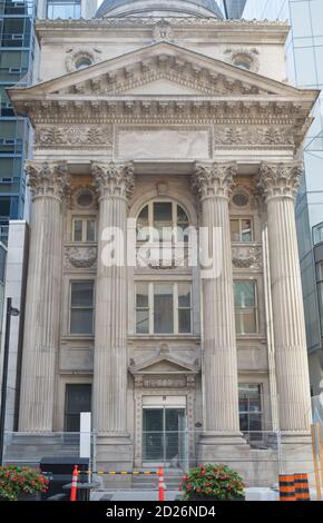 Ancienne Banque de Toronto, rue Yonge, Toronto, Canada Banque D'Images