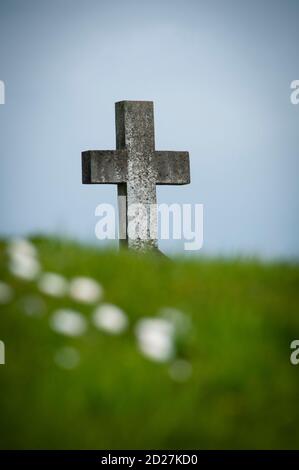 Cimetière : traversée de l'Irlande du Sud. Banque D'Images