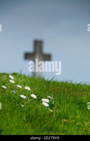 Cimetière : traversée de l'Irlande du Sud. Banque D'Images