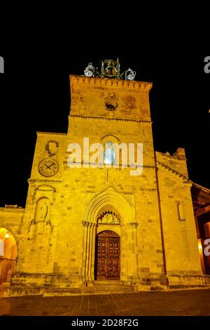 Guardiagle Chieti Abruzzo Italie nuit pittoresque dans la ville médiévale Banque D'Images