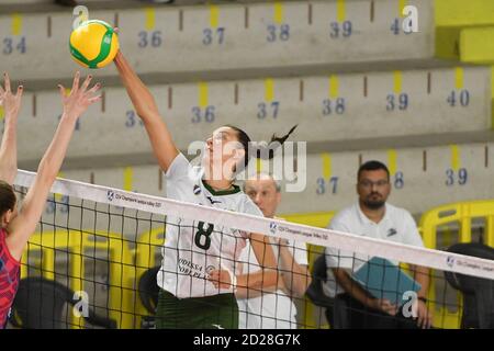 Scandicci (Fi, Italie. scandicci 2020 (fi), Italie, 06 octobre 2020, FROLOVA KaterynaS (Khimik YUZHNY) pendant Savino Del Bene Scandicci vs Khimik Yuzhny - Volleyball Champions League femmes - Credit: LM/Filippo Tomasi Credit: Filippo Tomasi/LPS/ZUMA Wire/Alay Live News Banque D'Images