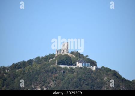 Vue sur le Rhin à Drachenburg Banque D'Images