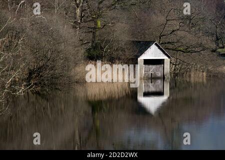 La vieille ville de Rydal Water, Cumbria, Angleterre. Banque D'Images