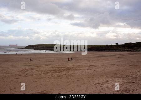 Barry, pays de Galles, Royaume-Uni. 6 octobre 2020. Vue générale de l'île Barry. Crédit : Lewis Mitchell Banque D'Images