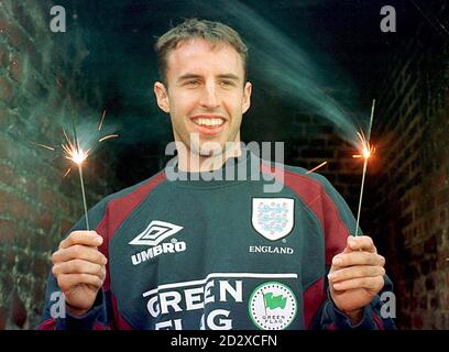 Gareth Southgate, sous une forme étincelante alors que l'équipe d'Angleterre s'entraîne aujourd'hui à l'abbaye de Bisham (mardi) en préparation pour la coupe du monde de samedi en Géorgie. Photo de Fiona Hanson/PA Banque D'Images