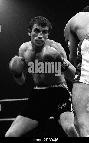 PA NEWS PHOTO UN FICHIER DE BIBLIOTHÈQUE NON DATÉ IMAGE DE CHARLIE MAGRI, L'ANCIEN CHAMPION DU MONDE DE POIDS-MOUCHE EN ACTION Banque D'Images