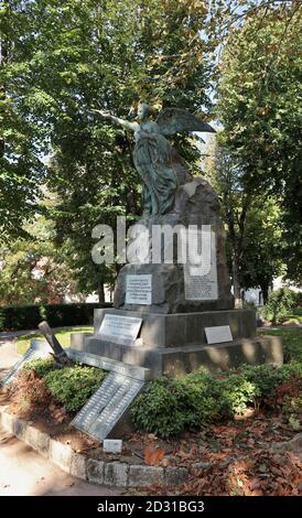 Nusco - Monumento ai Caduti à Villa Comunale Banque D'Images