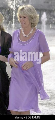 Camilla Parker-Bowles alors qu'elle arrive à Somerset House à Londres. L'ami du Prince de Galles était en tant que patron de la National Ostéoporose Society, était l'hôte de la réception de boissons aux étoiles dans la cour de l'historique Somerset House. * ... pour marquer le 15e anniversaire de l'organisme de bienfaisance. Banque D'Images