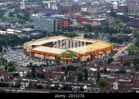 Stade Molineux, stade du club de football de Wolverhampton Wanderers. Banque D'Images