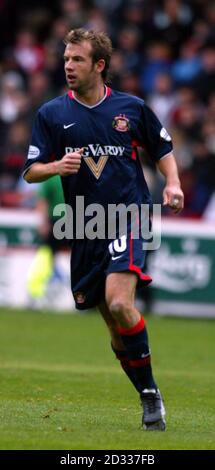 Marcus Stewart de Sunderland pendant le match contre Sheffield United. CETTE IMAGE NE PEUT ÊTRE UTILISÉE QUE DANS LE CONTEXTE D'UNE FONCTION ÉDITORIALE. PAS D'UTILISATION DU SITE WEB DU CLUB OFFICIEUX. Banque D'Images