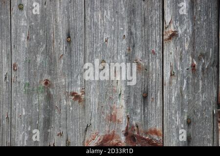 Arrière-plan naturel de vieilles planches de bois non peintes altérées Banque D'Images