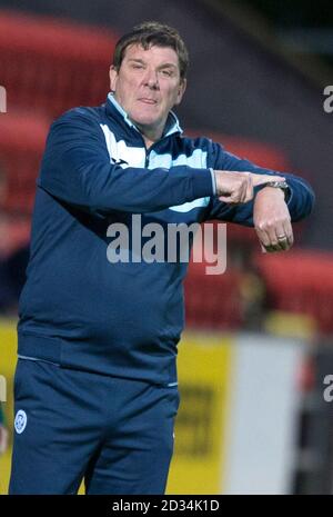 Tommy Wright, directeur de St Johnstone Banque D'Images