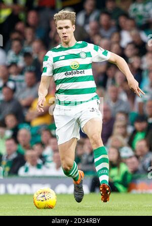 Kristoffer Ajer du Celtic lors du match de la Ligue des champions de l'UEFA au Celtic Park, Glasgow. APPUYEZ SUR ASSOCIATION photo. Date de la photo: Mercredi 18 juillet. 2017. Voir PA Story FOOTBALL Celtic. Le crédit photo devrait se lire: Robert Parry/PA Wire. Banque D'Images