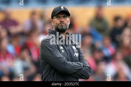 Jurgen Klopp, directeur de Liverpool, réagit au toucher, lors du match amical d'avant-saison à BT Murrayfield, Édimbourg. Banque D'Images