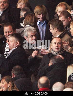 Kevin Keegan, gérant de New Newcastle United, lors du match de répétition de la coupe FA au parc St James' Park, à Newcastle. Banque D'Images