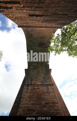 Ballochmyle, Ayrshire, 20 mai 2019 Ballochmyle gorge & Bridge le Ballochmyle Viaduc est le viaduc ferroviaire le plus élevé de Grande-Bretagne. Banque D'Images