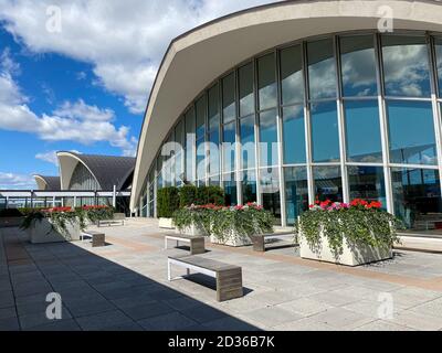 St. Louis, Mo/USA - 10/4/20: L'extérieur de St. Louis, aéroport international Mo Lambert STL. Banque D'Images