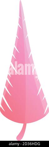 Icône Air Feather. Dessin animé de l'icône de vecteur de plumes d'air pour la conception de Web isolée sur fond blanc Illustration de Vecteur