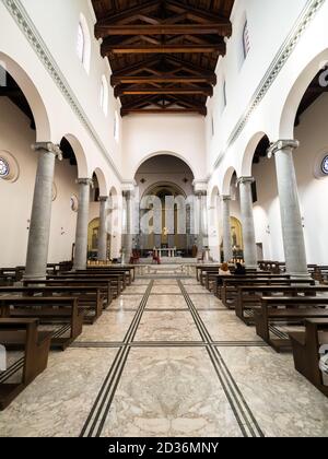 Église bénédictine de Sant'Anselmo all'Aventino - Rome, Italie Banque D'Images