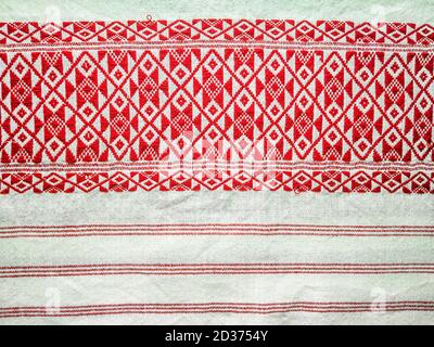 gamosa ( gamusa , galocha ) toile de fond textile, motif de gamusa ou frontière de la galosa. galosa est un tissu traditionnel d'assam, nord-est. Banque D'Images